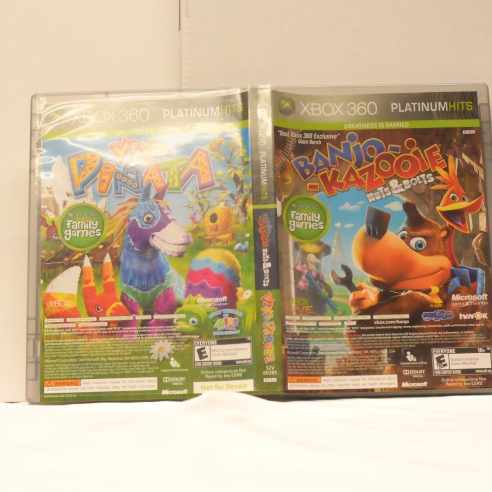 Xbox 360 Platinum Hits‎ Banjo-Kazooie Viva Piñata Dual Pack Completed